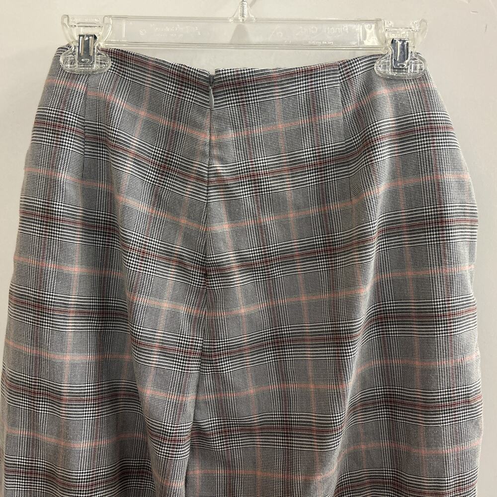 Antonio Melani Plaid Wide Leg Dress Pants 14 - Picture 5 of 8